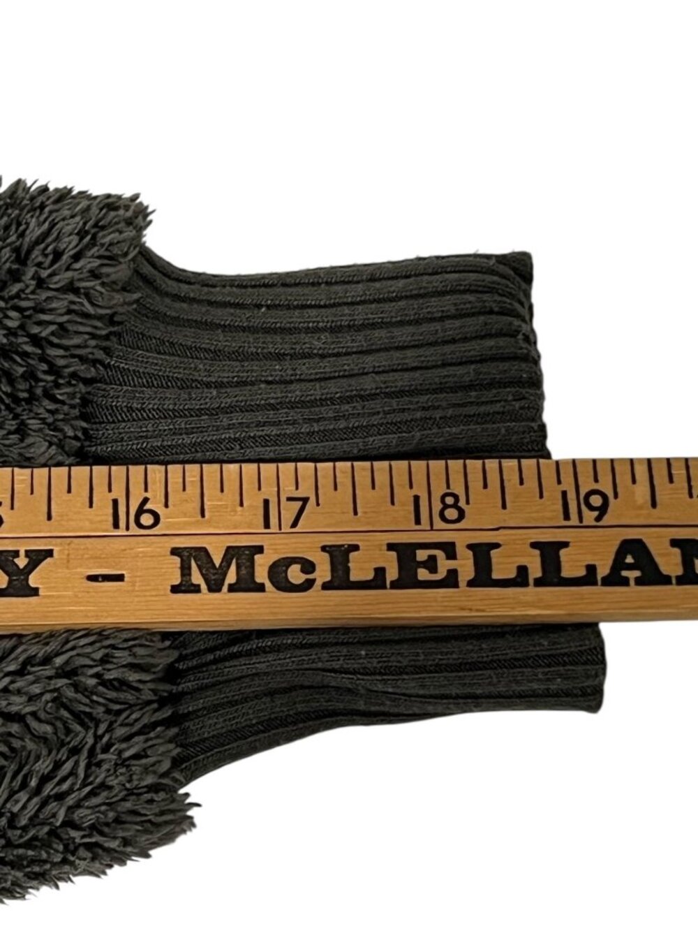 Vtg Members Mark Womens XL Cozy Faux Sherpa Pullover Olive Green Pockets 3/4 Zip - Picture 11 of 12